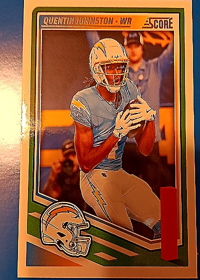 2025 Panini Score #130 Quentin Johnston — front