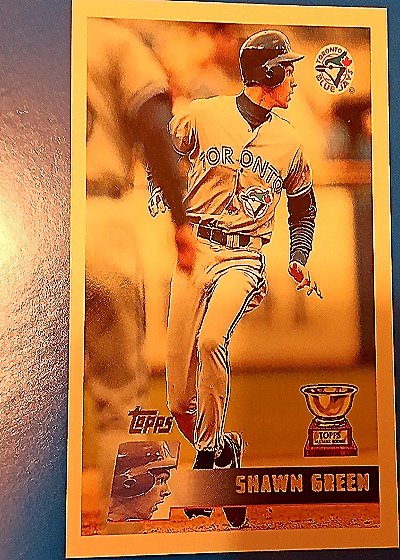 1996 Topps #417 Shawn Green — front