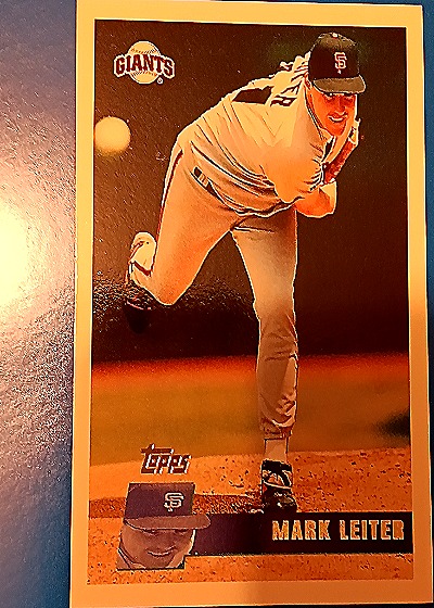1996 Topps #107 Mark Leiter — front
