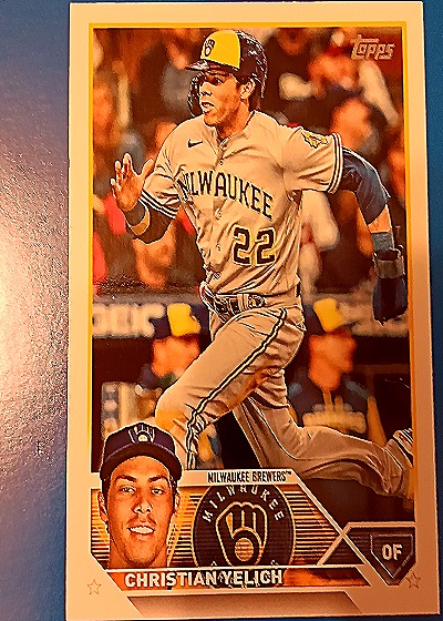 2023 Topps Series 1 #192 Christian Yelich — front