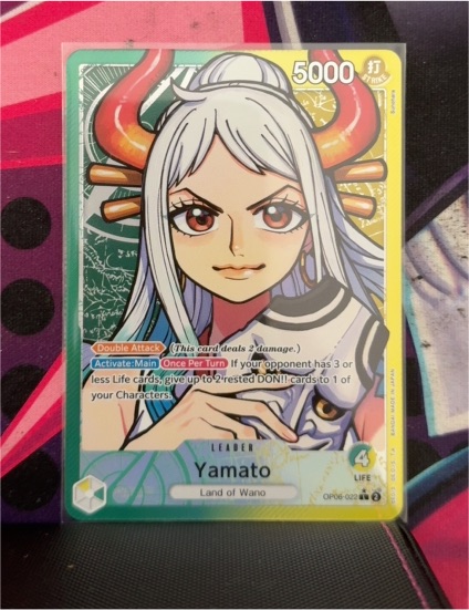 One Piece TCG OP06-022 Yamato Leader Alternate Art — front