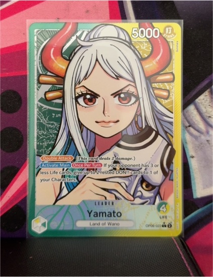 One Piece Card Game OP06-022 Yamato Alternate Art Leader — front
