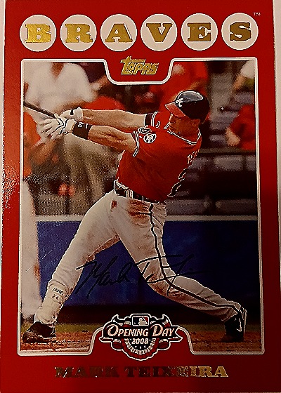 2008 Topps Opening Day #73 Mark Teixeira — front