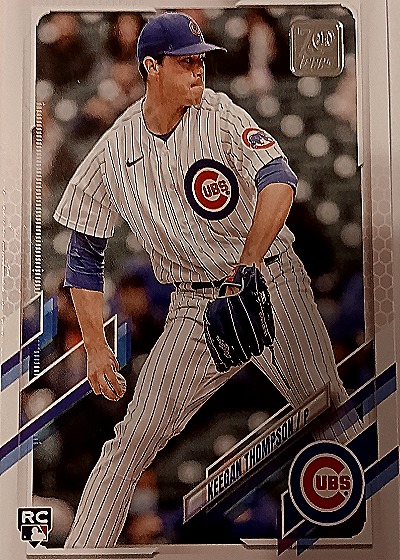 2021 Topps Update #US101 Keegan Thompson RC Chicago Cubs — front