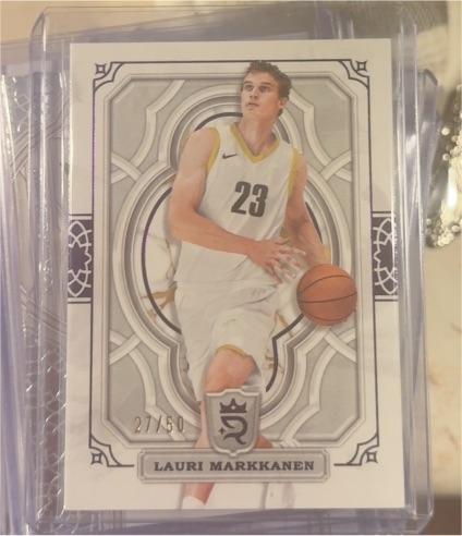 2024 Topps Royalty Basketball #27 Lauri Markkanen — front