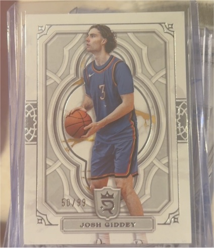 2023-24 Topps Royalty #50 Josh Giddey — front