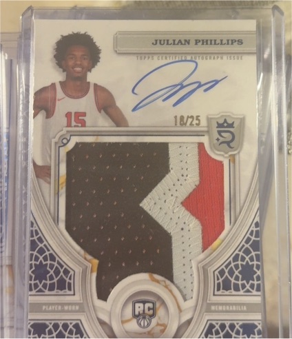 2023-24 Topps Royalty Collection #18/25 Julian Phillips — front