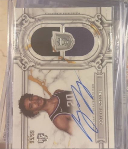 2023-24 Topps Royalty Regalia Relic Signatures #59 Bryn Forbes — front
