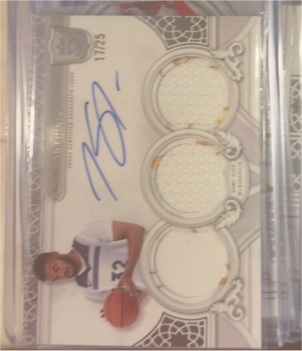 2023-24 Topps Royalty Superior Jersey Signatures Karl-Anthony Towns #Superior Jersey Signatures — front