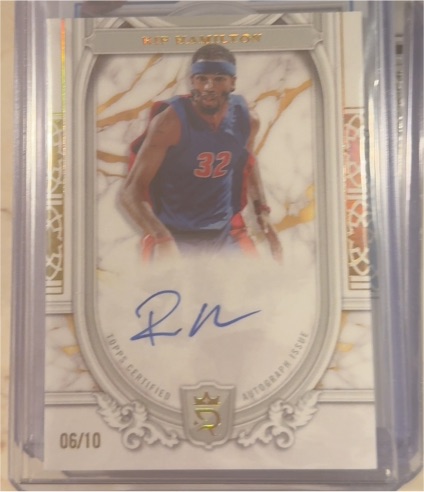 2023-24 Topps Royalty Superior Signatures #SS-RH Rip Hamilton — front