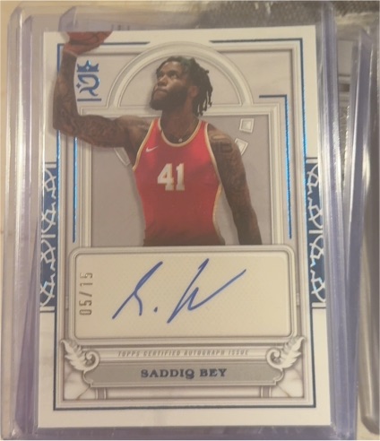 2023 Topps Royalty Saddiq Bey #051/15 — front