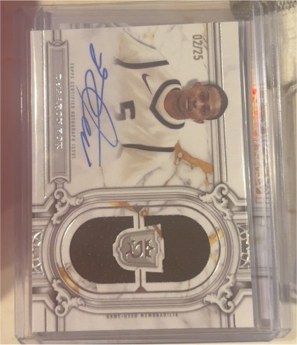 2023-24 Topps Royalty Jalen Johnson Regalia Relic Auto #RRS-JJ 02/25 — front