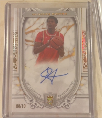 2023-24 Topps Royalty Superior Signatures #SS-DH De'Andre Hunter — front