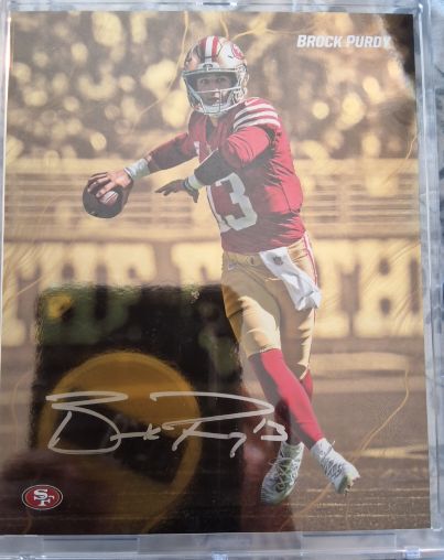 2024 San Francisco 49ers Brock Purdy 8x10 Photo — front