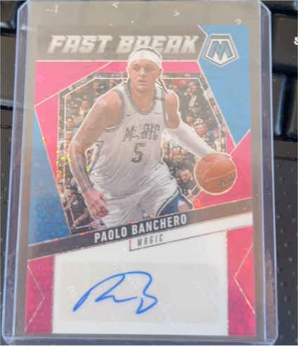 2024-25 Panini Mosaic Fast Break #AFB-BAN Paolo Banchero — front