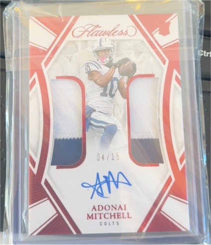 2024 Panini Flawless #04/15 Adonai Mitchell — front