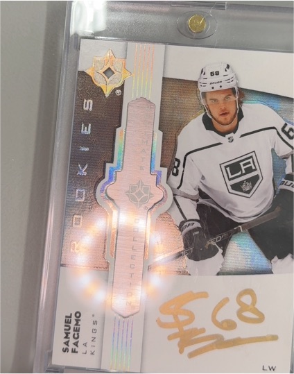 2021-22 Upper Deck Ultimate Collection #68 Samuel Fagemo — front