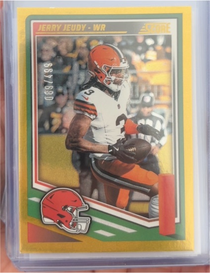 2025 Panini Score #265 Jerry Jeudy — front