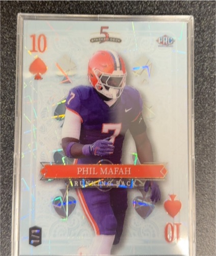 2024 Wild Card 5 Card Draw #10 Phil Mafah — front