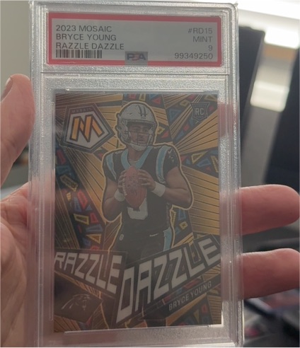 2023 Panini Mosaic #RD15 Bryce Young Razzle Dazzle — front