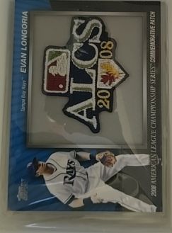 2010 Topps Commemorative Patch #MCP-43 Evan Longoria — front