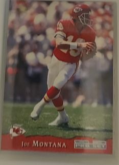 1993 Pro Set #198 Joe Montana — front