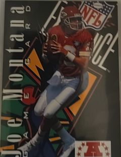 1995 Classic NFL Experience #A3 Joe Montana Super Bowl Game — front