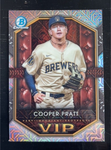 2025 Bowman Chrome #VIP-15 Cooper Pratt — front
