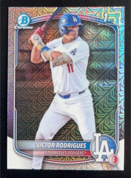2025 Bowman Chrome #BCP-45 Victor Rodrigues — front