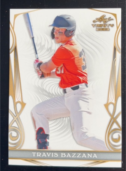 2023 Leaf Trinity #62 Travis Bazzana — front