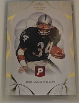 2024 Leaf Trinity Pristine Auction #P Bo Jackson — front