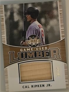 2024 Leaf Lumber Game-Used Lumber Cal Ripken Jr. — front