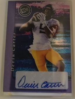 2024 Press Pass 2000 Auto Mojo Gold #R20A-DC1 Devin Carter — front