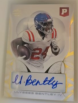 2024 Leaf Trinity Pristine Edition #BA-UB1 Ulysses Bentley IV — front