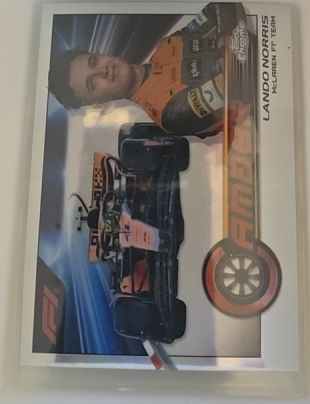 2023 Topps Chrome Formula 1 Camber #CAM-LNI Lando Norris — front