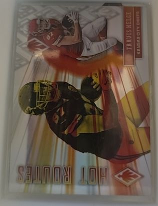 2020 Panini Phoenix #1 Travis Kelce Hot Routes — front