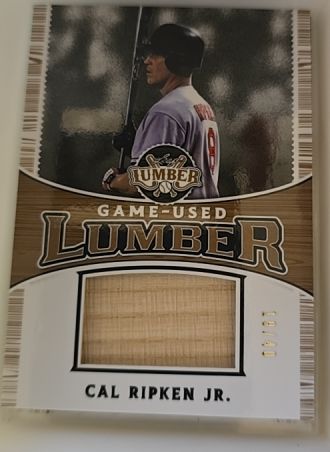 2024 Leaf Lumber Game-Used Bat #GUL-13 Cal Ripken Jr. — front