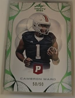 2024 Leaf Trinity Pristine Auction #50 Cameron Ward — front