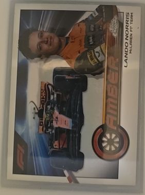 2023 Topps Chrome Formula 1 #CAM-LN Lando Norris — front