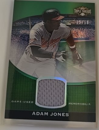2011 Topps Triple Threads Unity Relic #TTUSR-116 Adam Jones — front