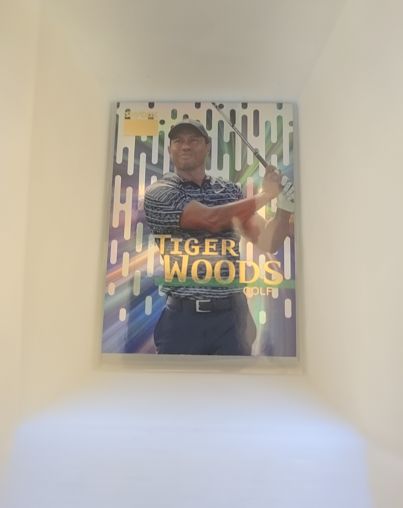 2022 Skybox Metal Universe Champions #S-25 Tiger Woods — front