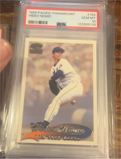 1999 Pacific Paramount #152 Hideo Nomo — front