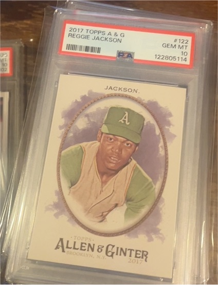 2017 Topps Allen & Ginter #122 Reggie Jackson — front