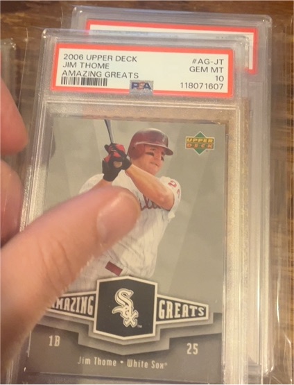 2006 Upper Deck #AG-JT Jim Thome Amazing Greats — front