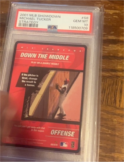 2001 MLB Showdown Strategy #S8 Michael Tucker — front