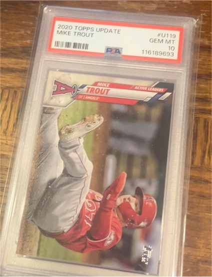 2020 Topps Update #U119 Mike Trout — front