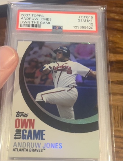 2007 Topps Own the Game #OTG16 Andruw Jones — front