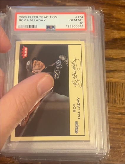 2005 Fleer Tradition #174 Roy Halladay — front