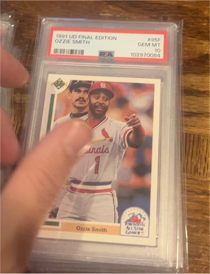 1991 Upper Deck Final Edition #95F Ozzie Smith — front
