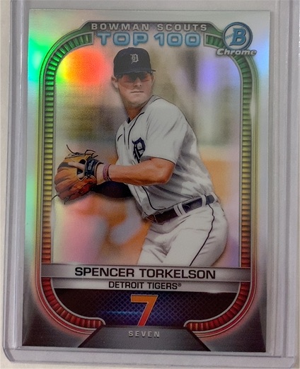 2021 Bowman Chrome Scouts Top 100 #BTP-7 Spencer Torkelson — front